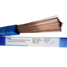 Aleaciones de plata de cobre de 2x500 mm Phos Barras de soldadura 5% 2% AWS A5.8 BCUP4